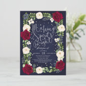 Invitation Faisant à spiritueux la fête de vacances (Debout devant)