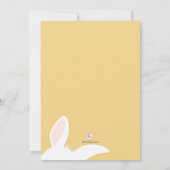 Invitation faisante le coin de lapin (Dos)