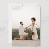 Invitation Faisceaux de verdure d'eucalyptus Photo Shower de (Dos)