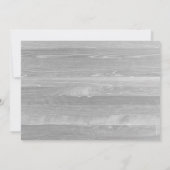 Invitation Faisceaux en bois de grange douche nuptiale invita (Dos)