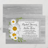 Invitation Faisceaux en bois de grange douche nuptiale invita (Devant / Derrière)