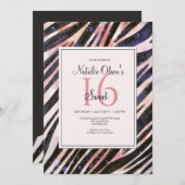 Invitation Faisons de la sueur sauvage 16 (Devant / Derrière)