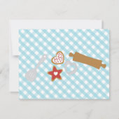 Invitation Faisons des cookies (Dos)