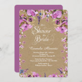 Invitation Faisons douter l'invitation de la mariée (Devant / Derrière)