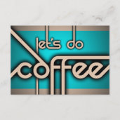 Invitation faisons du café !