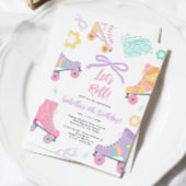 Invitation Faisons du Roller Quad Patinage à roulettes Arc Fi