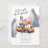 Invitation Faisons face à la fête d'Halloween (Devant)