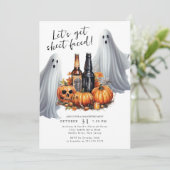 Invitation Faisons face à la fête d'Halloween (Debout devant)