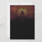 Invitation Faisons face à la fête d'Halloween (Dos)