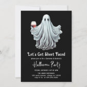 Invitation Faisons face à la fête d'Halloween adulte (Devant)