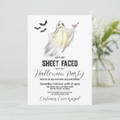 Invitation Faisons face à la feuille de l'Halloween Fête Fant (Debout devant)