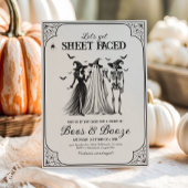 Invitation Faisons face à une fête d’Halloween pour adultes a