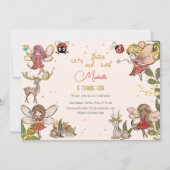 Invitation Faisons flotter et tournoyer, anniversaire de jard (Devant)