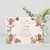 Invitation Faisons flotter et tournoyer, anniversaire de jard (Debout devant)