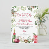 Invitation Faisons Jolly Noël Fête Cocktails (Debout devant)