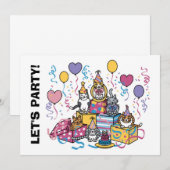 Invitation Faisons la fête ! (Devant / Derrière)