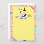 Invitation Faisons la fête (Devant / Derrière)