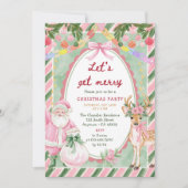 Invitation Faisons la fête à Noël (Devant)
