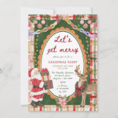 Invitation Faisons la fête à Noël (Devant)