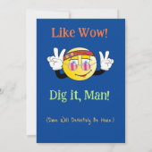 Invitation Faisons la fête comme c'est la fête de 1969 (Dos)