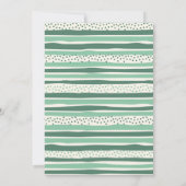 Invitation Faisons la fête comme un Dinosaure Boy Birthday Pa (Dos)