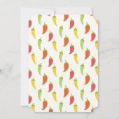 Invitation Faisons la fête d'anniversaire de Fiesta Chili Pep (Dos)