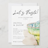 Invitation Faisons la fête de l'engagement Tequila (Devant)