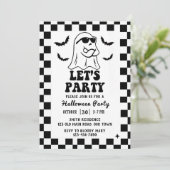 Invitation Faisons la fête de l'Halloween (Debout devant)