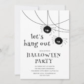 Invitation Faisons la fête d'Halloween (Devant)