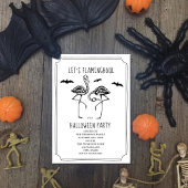 Invitation Faisons la fête d'Halloween de Flaminghoul