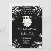 Invitation Faisons la fête d'Halloween Martini face à la feui (Devant)