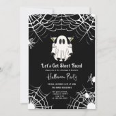 Invitation Faisons la fête d'Halloween Martini face à la feui (Devant)