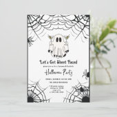 Invitation Faisons la fête d'Halloween Martini face à la feui (Debout devant)