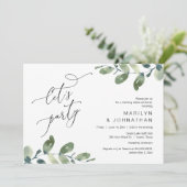 Invitation Faisons la fête, Dîner de répétition Mariage, Euca (Debout devant)