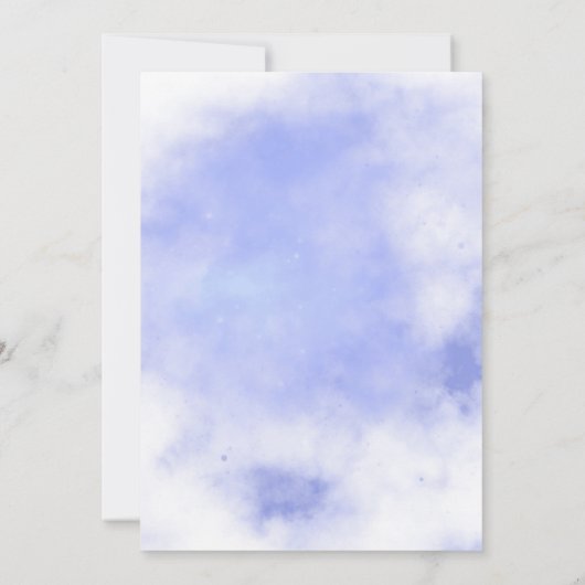 Invitation Faisons la fête ensemble BBQ Bleu Ménage moderne (Dos)