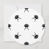 Invitation Faisons la fête ensemble BBQ record de réchauffeme (Dos)