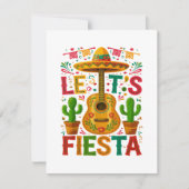Invitation Faisons la fête Fiesta Cinco De Mayo (Devant)