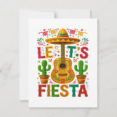 Invitation Faisons la fête Fiesta Cinco De Mayo (Dos)