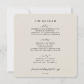 Invitation Faisons la fête Terracotta Bachelorette Party (Dos)