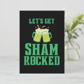 Invitation Faisons-nous fêter la Saint-Patrick (Debout devant)