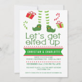 Invitation Faisons-nous plaisir à la fête de Noël (Devant)