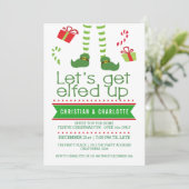 Invitation Faisons-nous plaisir à la fête de Noël (Debout devant)