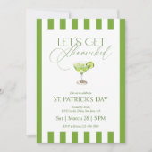 Invitation Faisons-nous Shamrocker Fête de la Saint-Patrick (Devant)