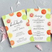 Invitation Faisons-nous Spritzer Bachelorette Party Week-end