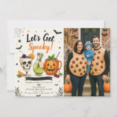 Invitation Faisons-nous une Halloween épouvantable Photo de f (Devant)