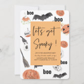 Invitation Faisons peur | Fête d'Halloween | (Devant)