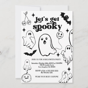 Invitation Faisons peur, soirée Halloween