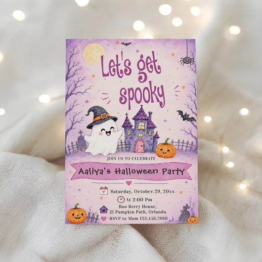 Invitation Faisons peur - Soirée Halloween