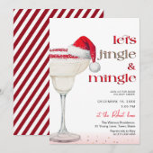 Invitation Faisons sonner et mélangeons Fête de fin d'année (Devant / Derrière)
