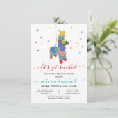 Invitation Faisons tomber le Baby shower Funny Piñata (Debout devant)